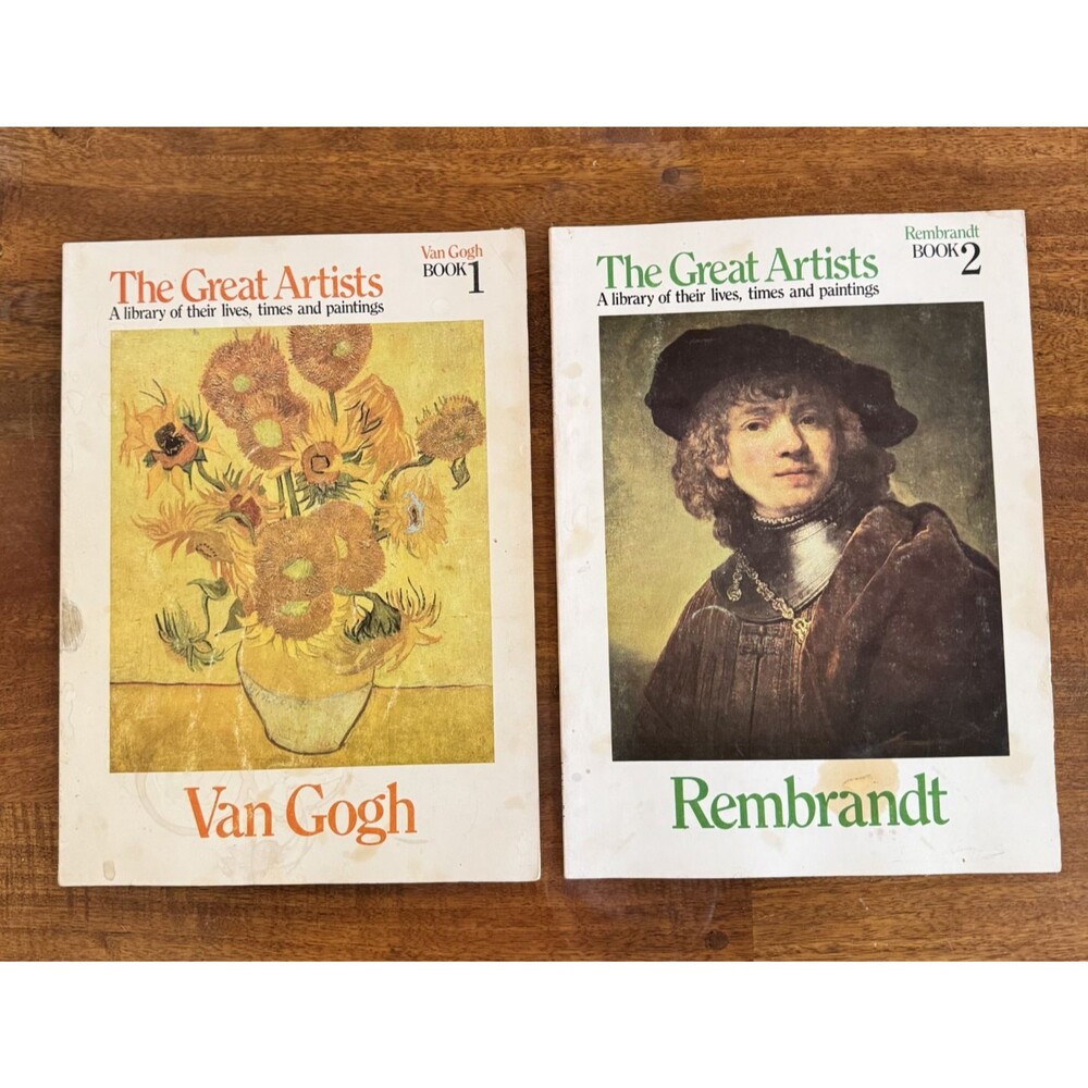 The Great Artists Books 1–12 Complete Set Vintage 1977 Funk & Wagnalls